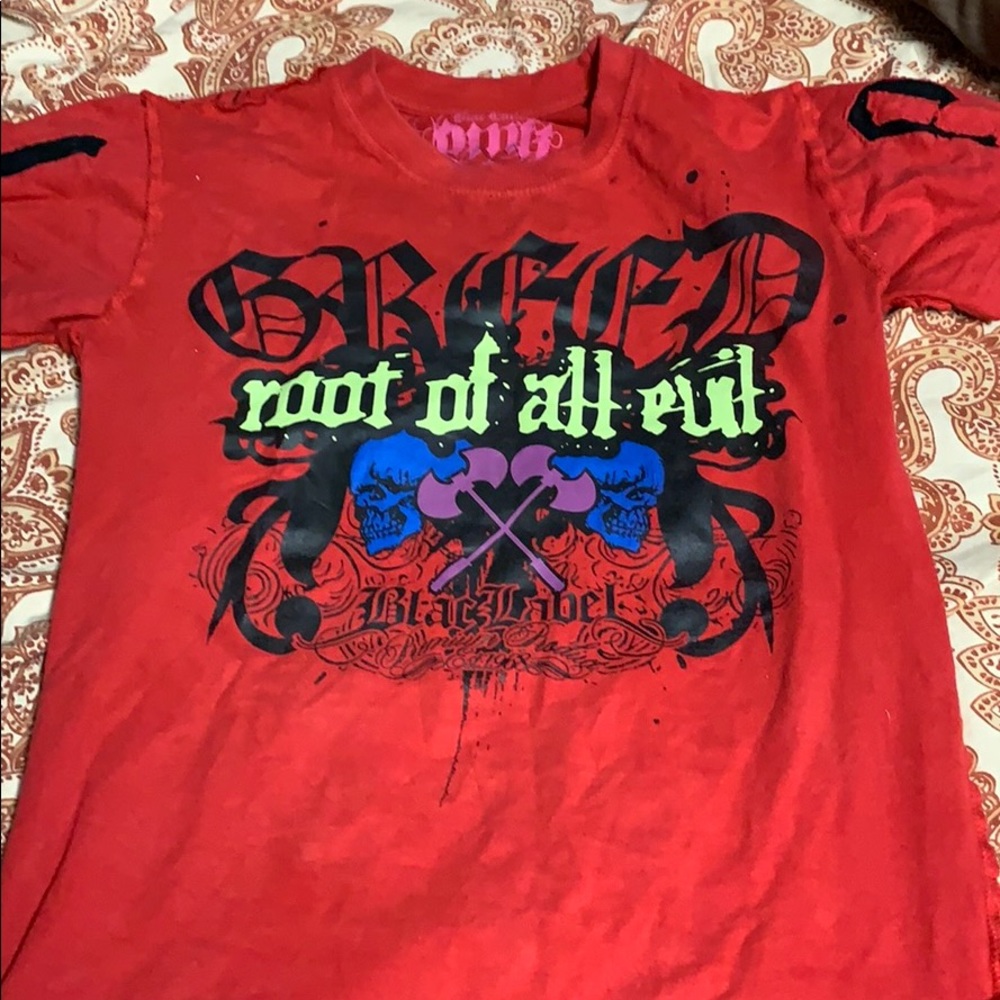 Blac label red t shirt